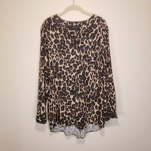 Lane Bryant split neck tunic top